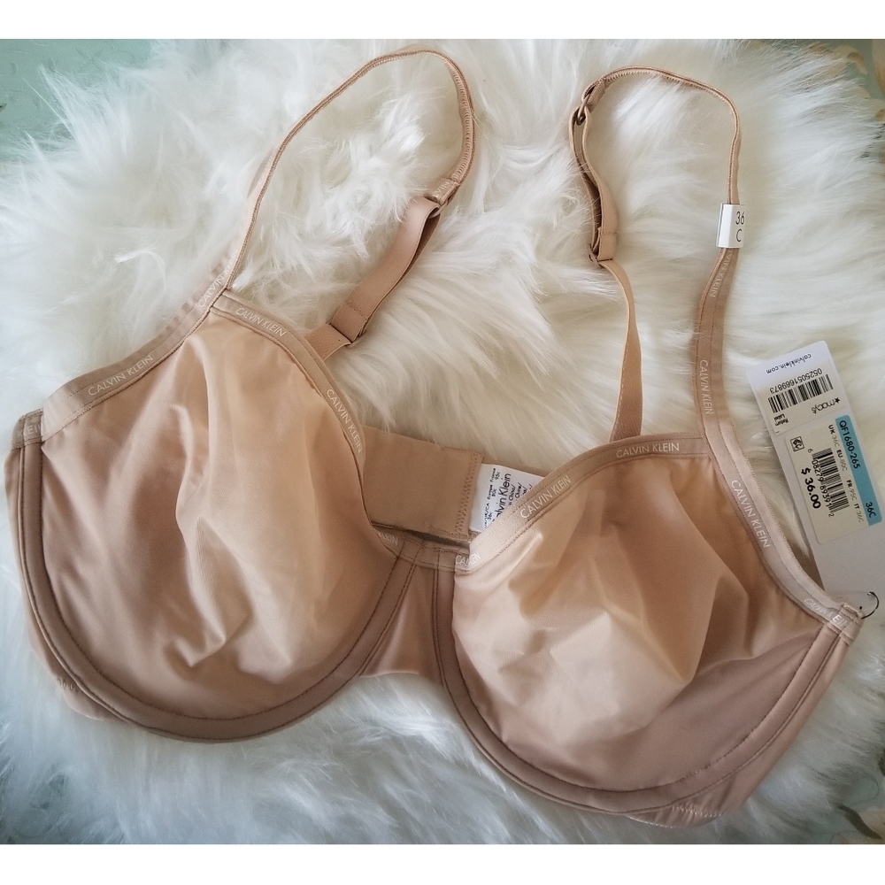 Calvin Klein Demi Unlined 36 C Bra